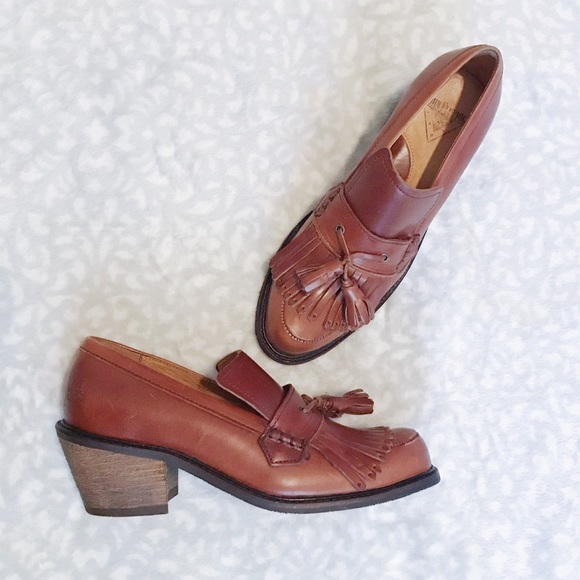 John Fluevog Shoes - Fluevog Adriana Beezie Kiltie Loafer Brown NWOB